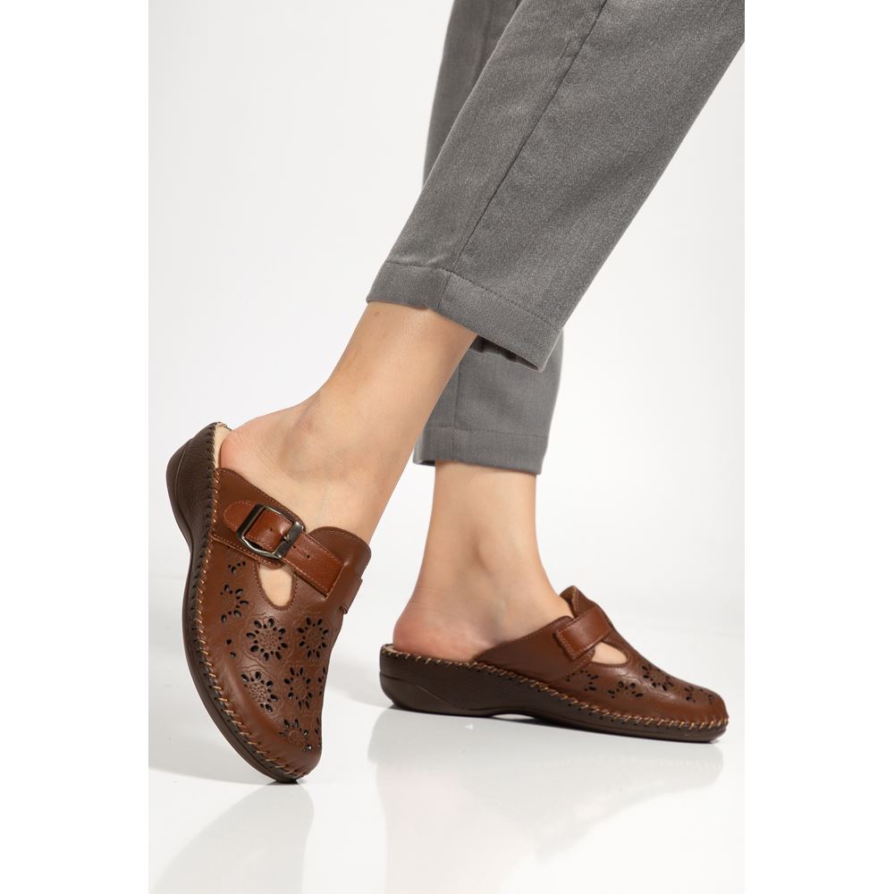 824 TABA Hakiki Deri Ortopedik Topuk Dikeni Destekli