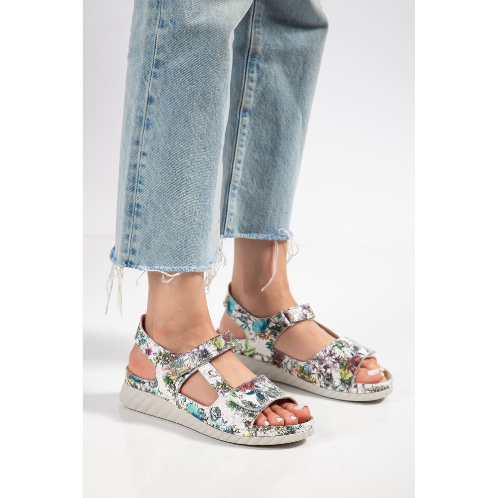 229904 FLOWERS Hakiki Deri Comfort