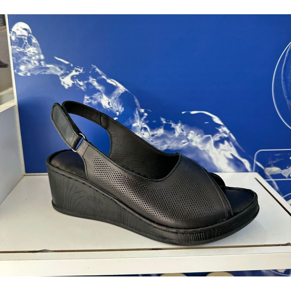 110 SİYAH Hakiki Deri Yumuşak Taban Comfort