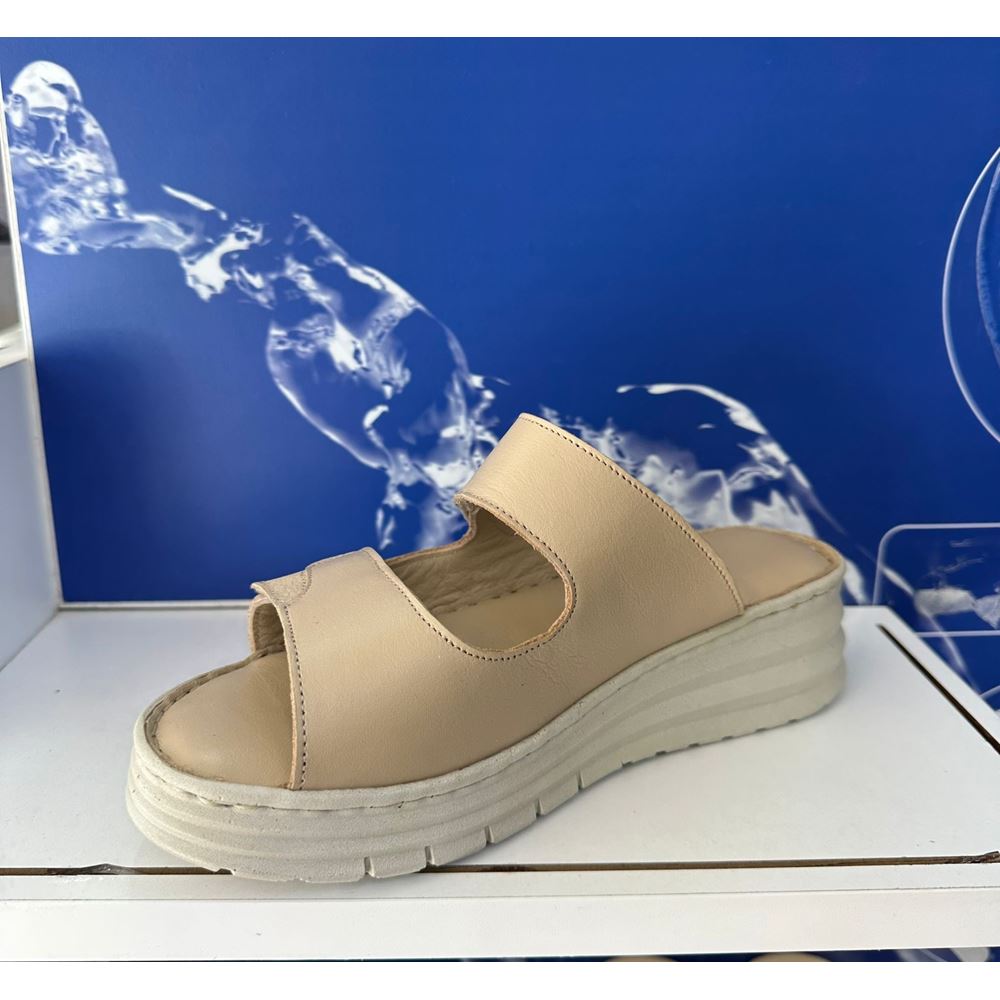 34 BEJ Hakiki Deri Comfort Ortopedik Terlik