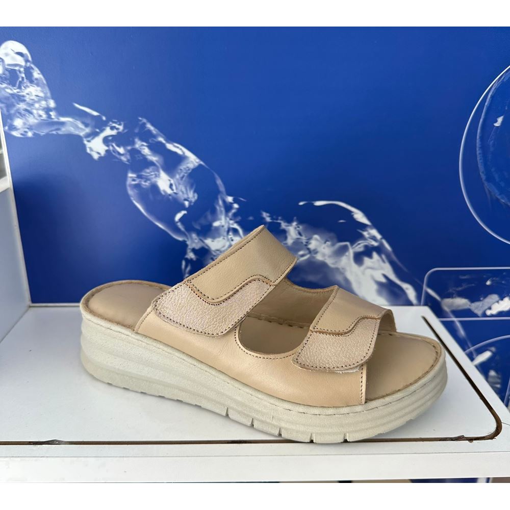 34 BEJ Hakiki Deri Comfort Ortopedik Terlik