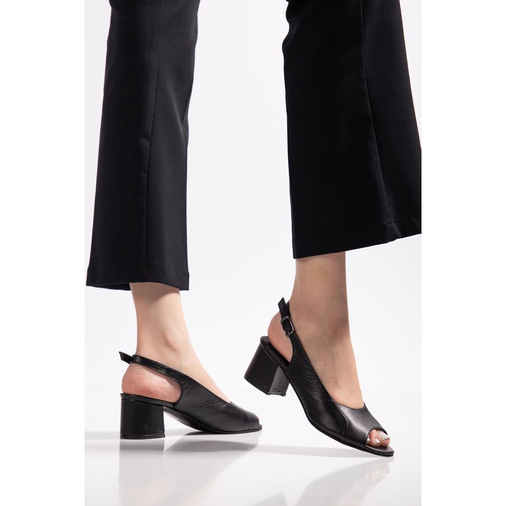 1153 SİYAH HAKİKİ DERİ COMFORT