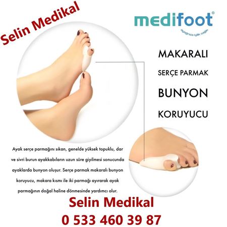 SERÇE PARMAK BÜNYON KORUYUCULU MAKARA