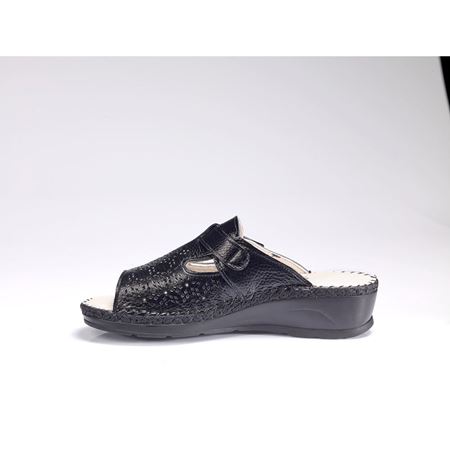 LEON SİYAH Hakiki Deri Ortopedik Topuk Dikeni Özellikli