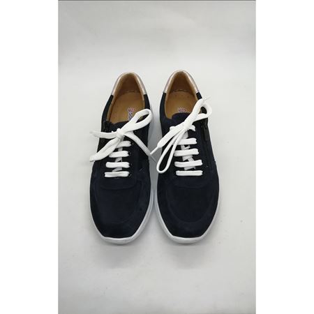 1912 Navy Comfort Hakiki Deri Esnek Taban