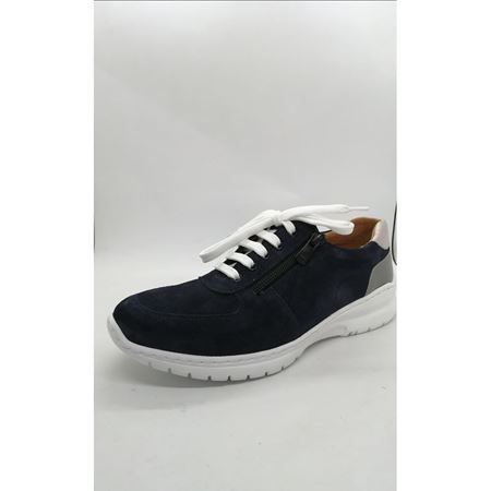 1912 Navy Comfort Hakiki Deri Esnek Taban