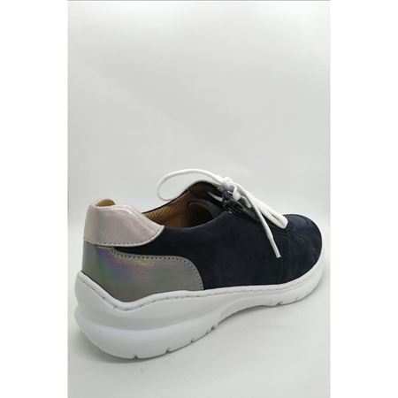 1912 Navy Comfort Hakiki Deri Esnek Taban