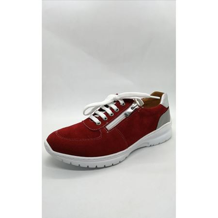 1912 Red Comfort Hakiki Deri Esnek Taban