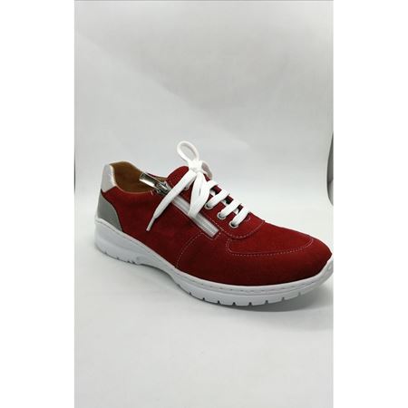 1912 Red Comfort Hakiki Deri Esnek Taban