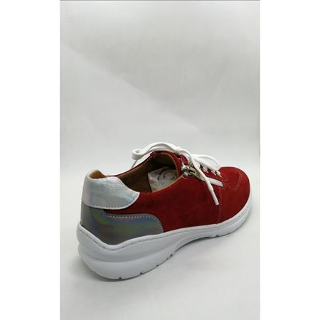 1912 Red Comfort Hakiki Deri Esnek Taban