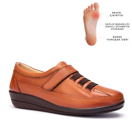 004 TABA  HAKİKİ DERİ ORTOPEDİK DİABETİK COMFORT