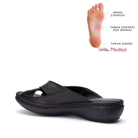 203 SİYAH MASAJ TABANLI TERLİK