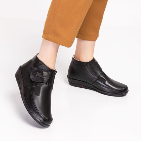 009 SİYAH Bayan Diyabetik Comfort Bot