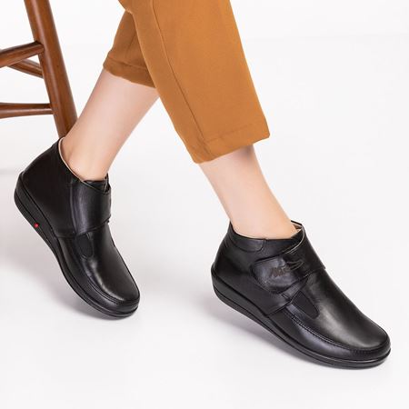 009 SİYAH Bayan Diyabetik Comfort Bot