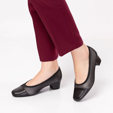 7097 Siyah Cmb Hakiki Deri ve Neopren Destekli Halluks Valgus Comfort