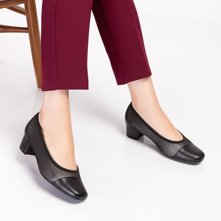 7097 Siyah Cmb Hakiki Deri ve Neopren Destekli Halluks Valgus Comfort