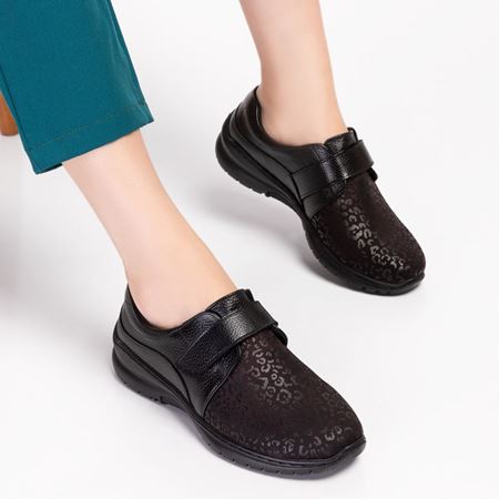 Bolle Siyah Mimoza Hakiki Deri Halluk Valgus Esnek Taban