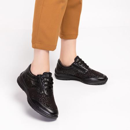 1914 SİYAH Hakiki Deri Ortopedik Comfort