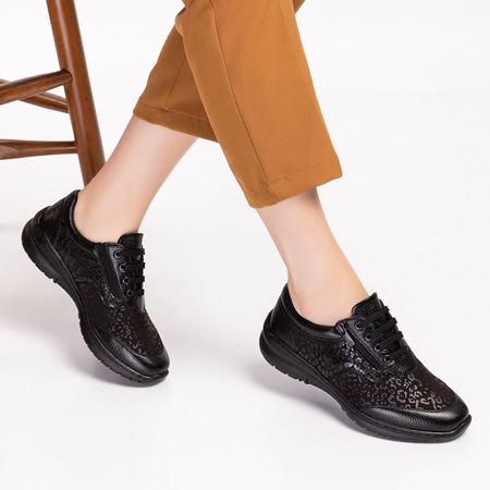 1914 SİYAH Hakiki Deri Ortopedik Comfort