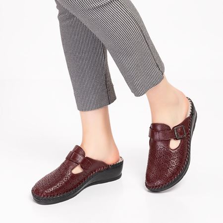 STAR BORDO  Hakiki Deri Ortopedik Topuk Dikeni Özellikli