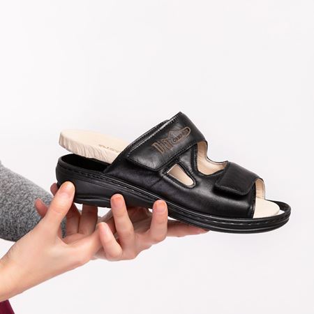 019 SİYAH TABANI ÇIKABİLEN HAKİKİ DERİ DİABETİK  ve ORTOPEDİK TERLİK