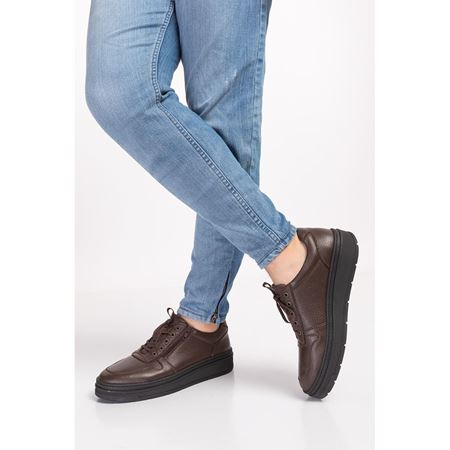 803 Kahve Deer Hakiki Orijinal Deri Comfort