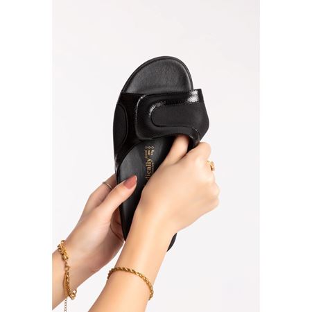 ATO Rugan Siyah Halluks Valgus Comfort Terlik 