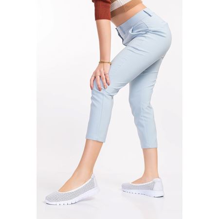 557 B Beyaz Hakiki Deri Comfort Hafif Taban