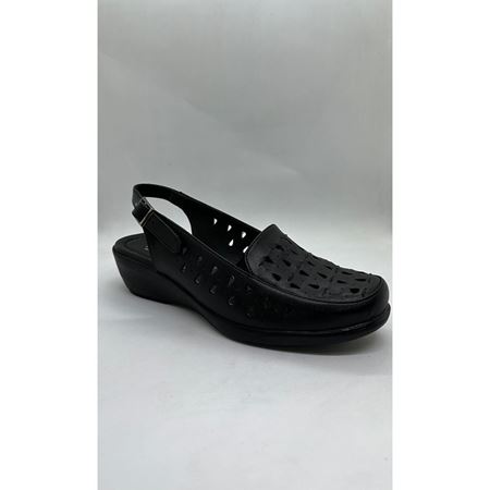 403 Siyah Deri Ortopedik Comfort