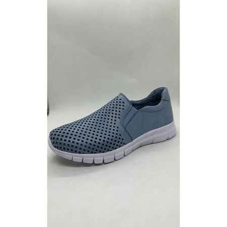 584 Kot Mavi Hakiki Deri Comfort