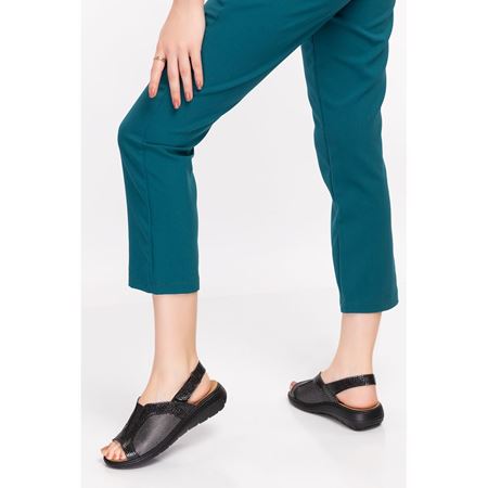 2169 SİMLİ TABANI ÇIKABİLEN HAKİKİ DERİ HALLUKS VALGUS DESTEKLİ ve MANTAR TABANLI ORTOPEDİK SANDALET