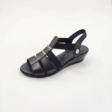 1310 Siyah Simli Hakiki Deri Comfort