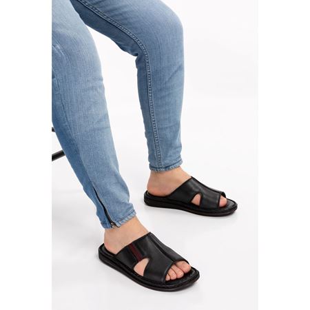 163 Siyah Hakiki Deri Comfort