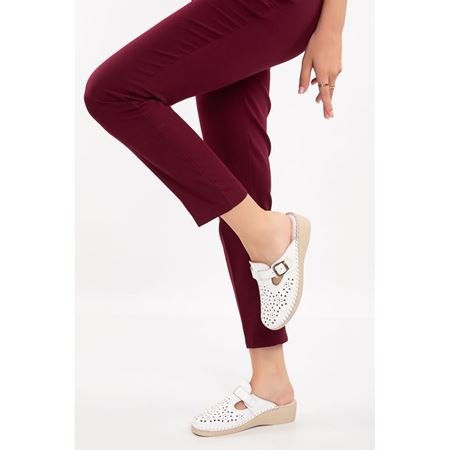 Star Beyaz Hakiki Deri Ortopedik Topuk Dikeni Özellikli