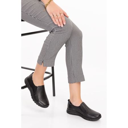 437 D  Siyah Hakiki Deri Comfort