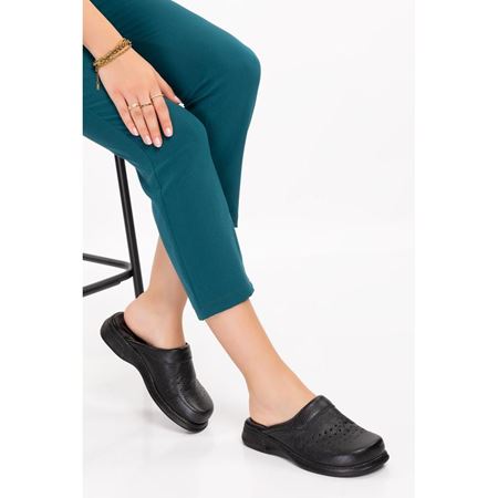 023 Hakiki Deri Ortopedik ve Diabetik Topuk Dikeni Özellikli Sabo Terlik