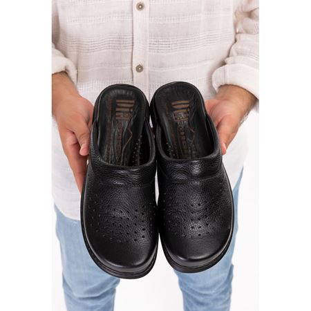 023 Hakiki Deri Ortopedik ve Diabetik Topuk Dikeni Özellikli Sabo Terlik