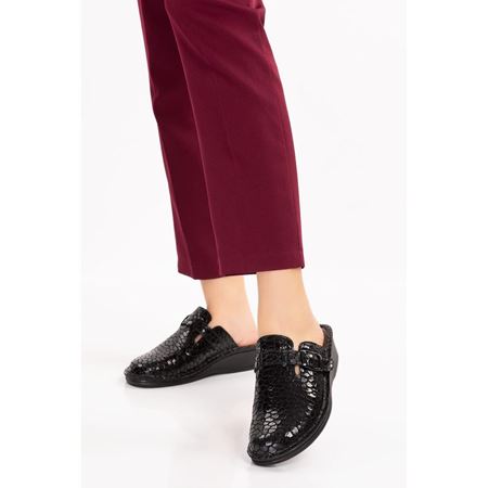 2177 TURTLE Tabanı Çıkan Halluks Valgus Hakiki Deri Ortopedik Terlik