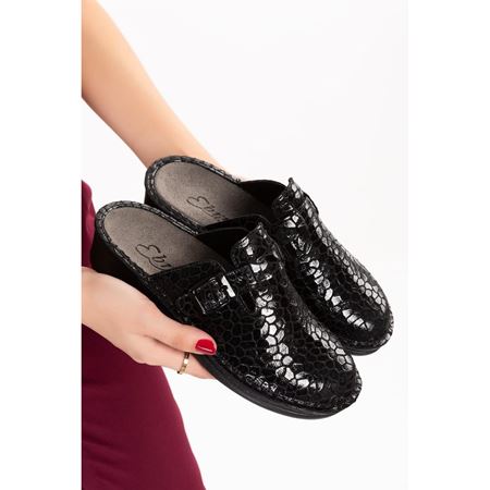 2177 TURTLE Tabanı Çıkan Halluks Valgus Hakiki Deri Ortopedik Terlik