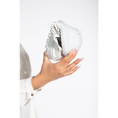 502 Beyaz Hakiki Deri Comfort Ortopedik Kadın Ayakkabı