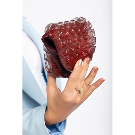 501 BORDO Hakiki Deri Comfort Ortopedik Kadın Ayakkabı