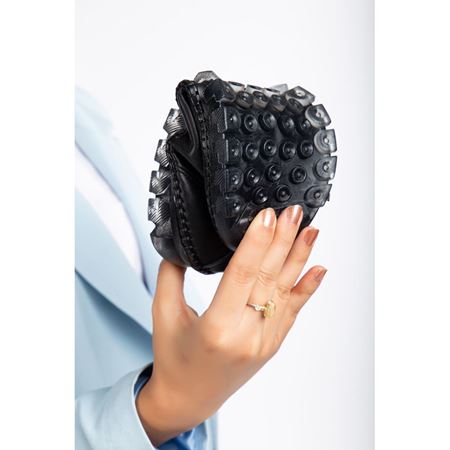 501 SİYAH Hakiki Deri Comfort Ortopedik Kadın Ayakkabı