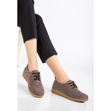 2516 TAUPE SUET Hakki Deri Comfort