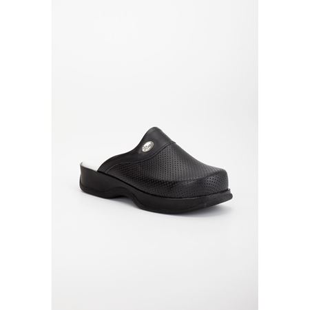 102 SİYAH HAKİKİ DERİ ORTOPEDİK SABO TERLİK