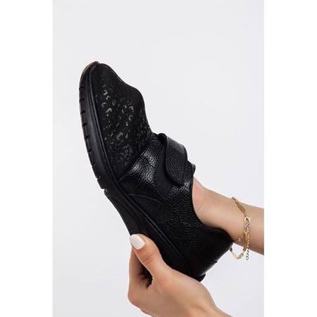 Bolle Siyah Mimoza Hakiki Deri Halluk Valgus Esnek Taban