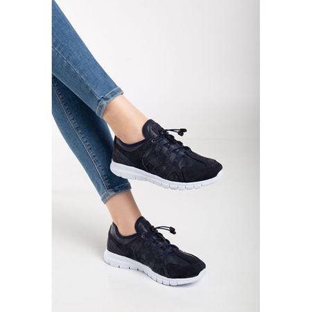 457-05 LACİVERT Hakiki Deri Comfort