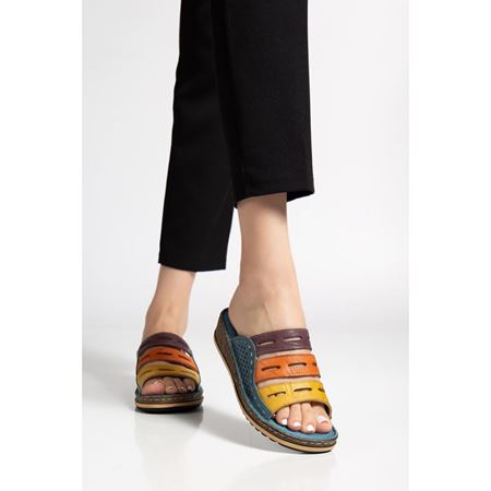 1850 KOT MAVİ Hakiki Deri Ortopedik Comfort