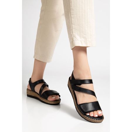 1515  SİYAH Hakiki Deri Comfort