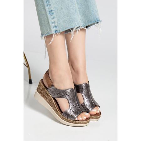 8012 PLATİN Hakiki Deri Comfort