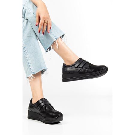 29905 Siyah Halluks Valgus ve Rigidus Ortopedik Ayakkabı